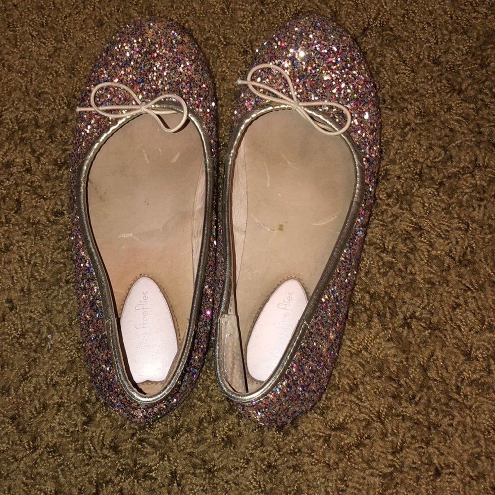Sparkly flats